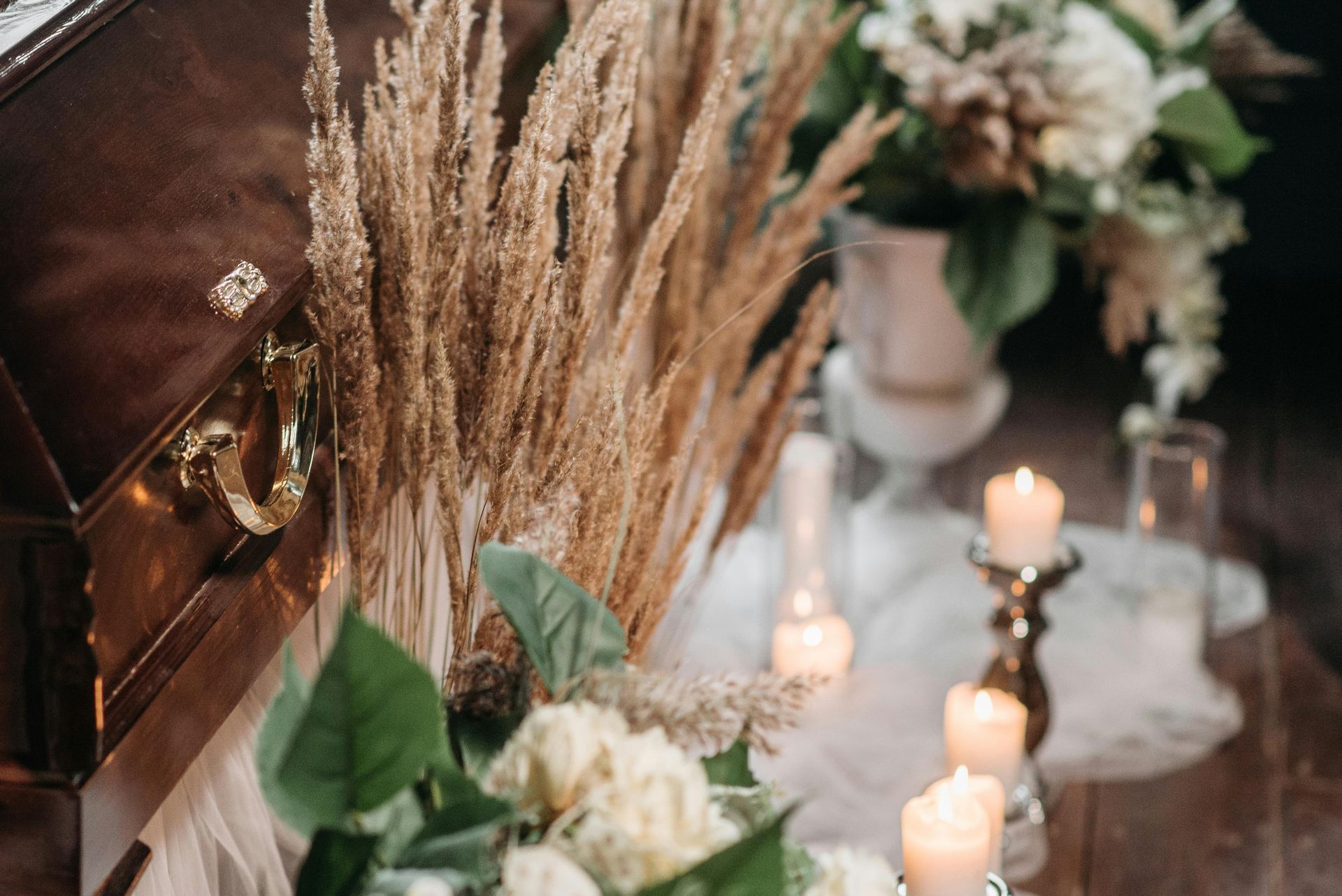 A Close Up of a Vase Filled With Flowers on a Table — Vivienne Celebrant - Gold Coast Wedding Celebrant in Mount Tamborine, QLD