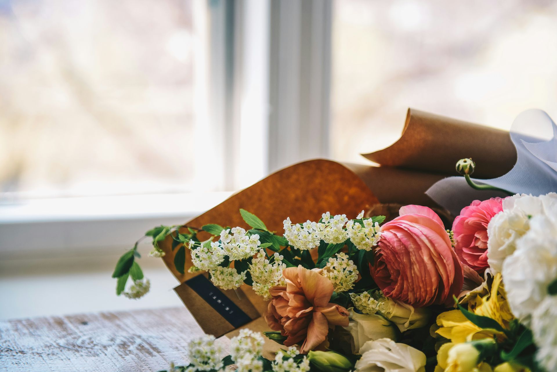 Bouquet of Pink, White, and Peach Flowers — Vivienne Celebrant - Gold Coast Wedding Celebrant in Mudgeeraba, QLD
