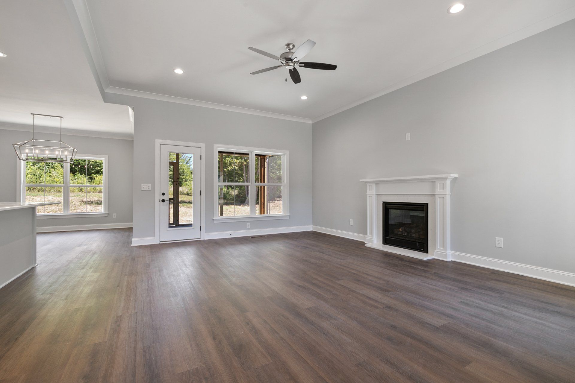 Beautiful White Living Room — Greensboro, NC — Sparks Homes & Home Renovations Inc
