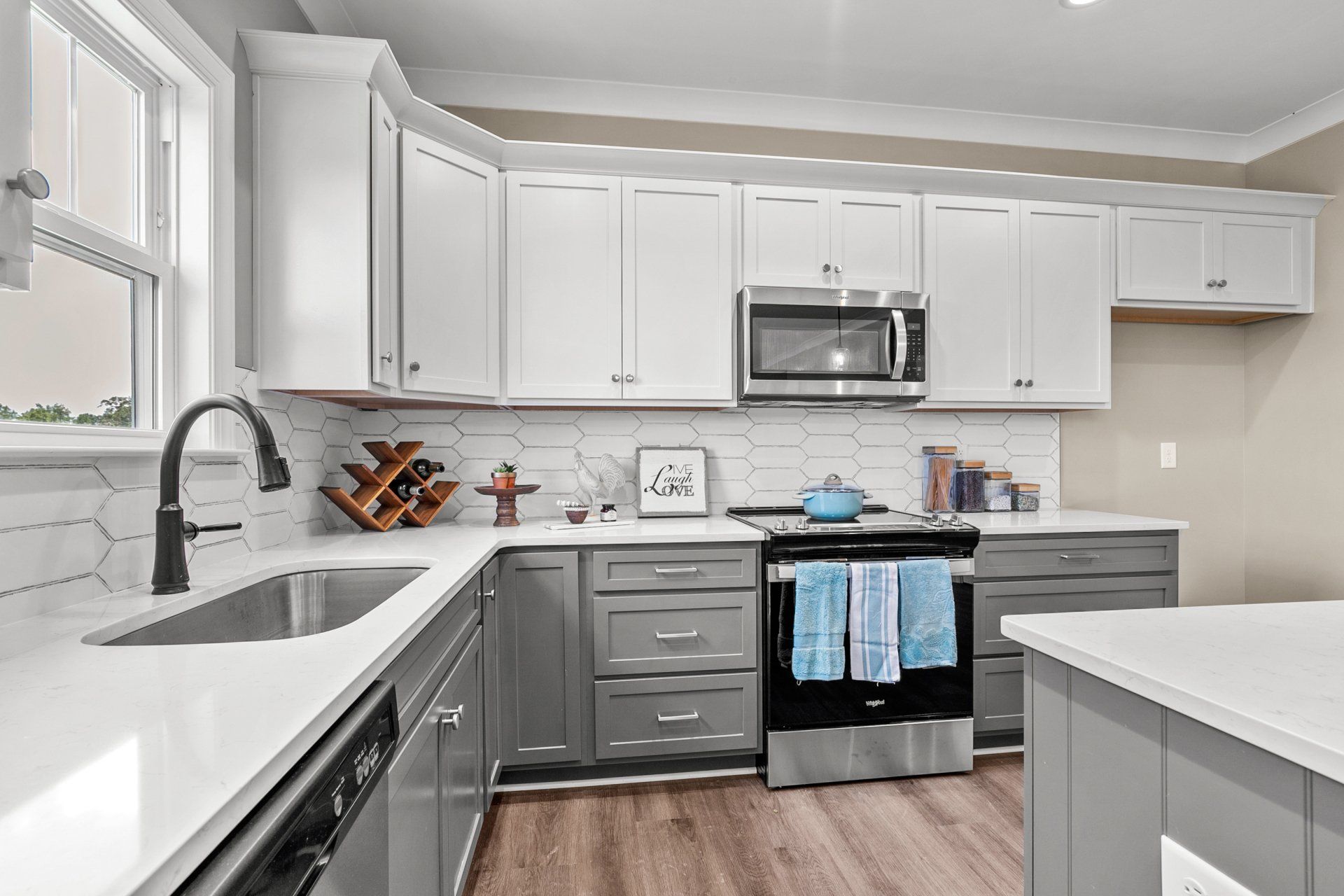 Beautiful Gray Kitchen — Greensboro, NC — Sparks Homes & Home Renovations Inc