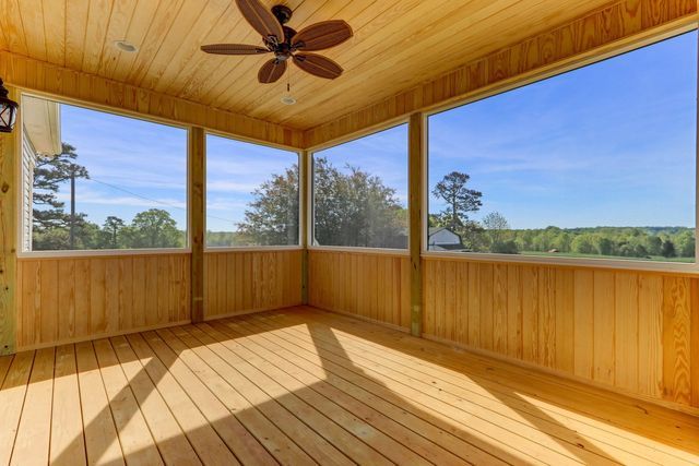 Wooden Deck With Ceiling Fan — Greensboro, NC — Sparks Homes & Home Renovations Inc