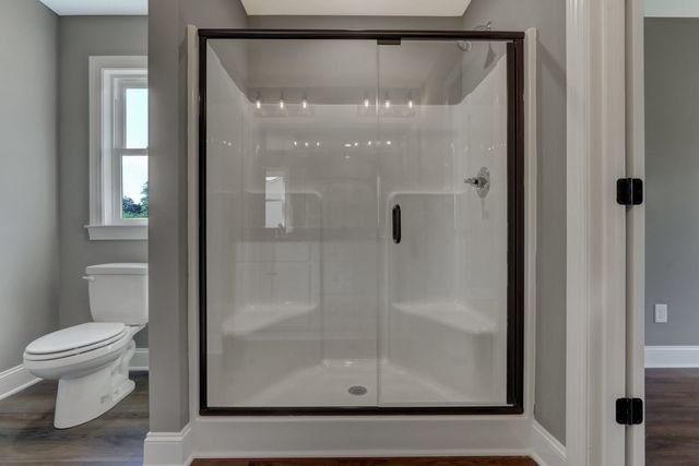 Shower With Glass Door — Greensboro, NC — Sparks Homes & Home Renovations Inc