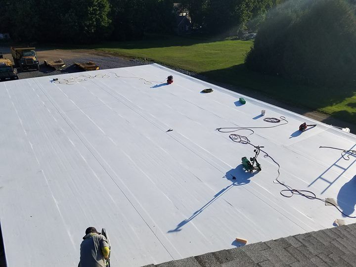 Commercial — Roofer On Work in Ocean City, NJ Commercial — Roofer On Work in Ocean City, NJ