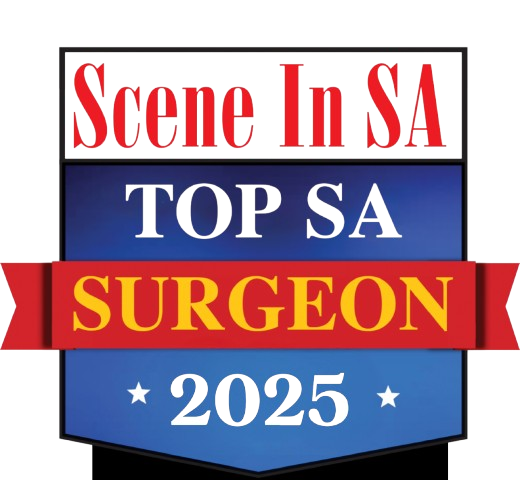 Best San Antonio Surgeon 2025 award graphic