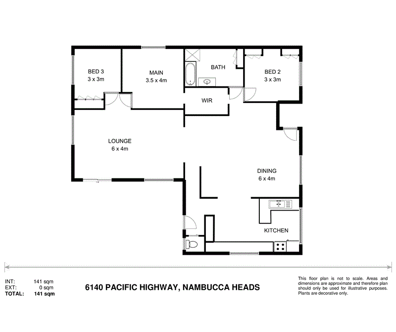 Property floor plans of 1948 Giinagay Way Nambucca Heads NSW 2448 | Real Estate Nambucca