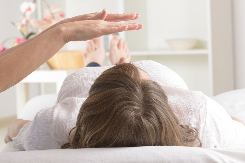Pregnant Woman At The Physiotherapist Cabinet Getting Massage