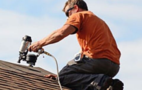 Man Paint the Roof— Roofing Services in Dr. Santa Maria, CA