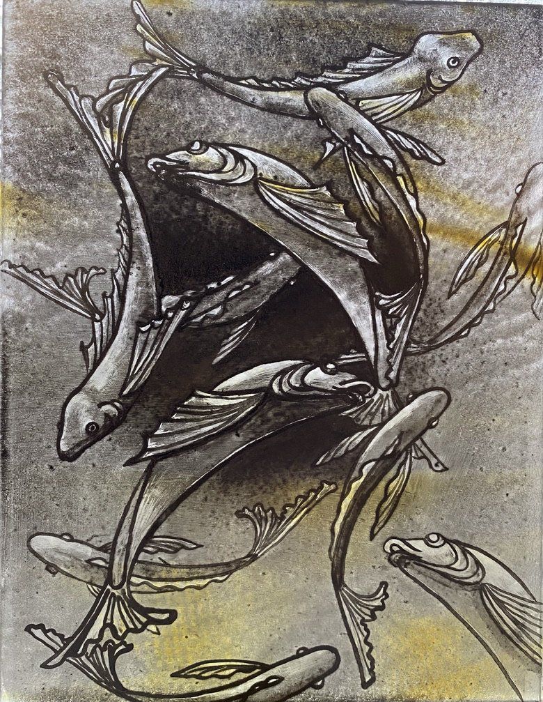 brandschilderen cursus workshop vissen