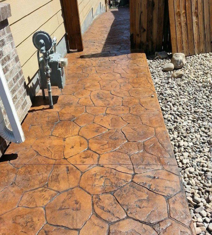 Stamped Walkway Concrete — Denver, CO — Condor Concrete Inc.