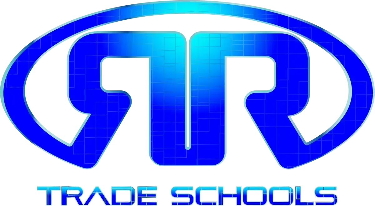 Blue logo with two mirrored 