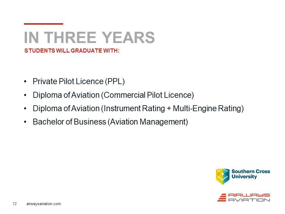 SCU澳洲南十字星大學、澳洲飛行學校、飛行學校、飛行機師、自訓機師、勞動部產業新尖兵課程