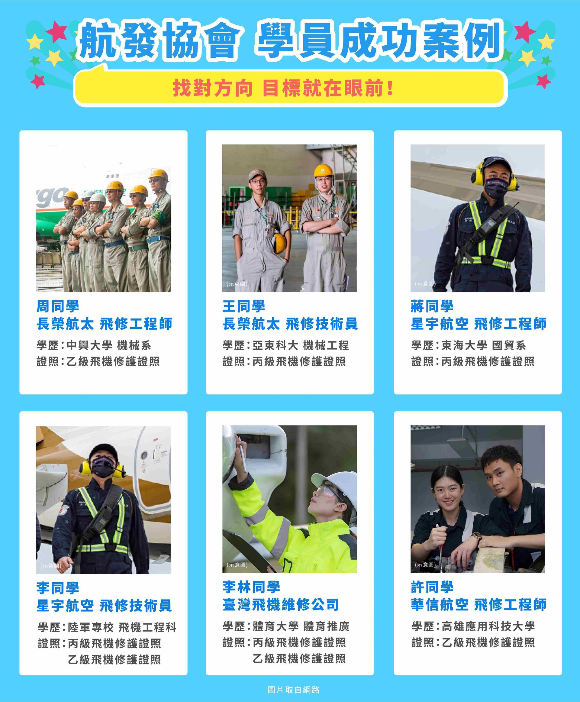 飛機修護、飛機維修、丙級飛機修護證照、乙級飛機修護證照、航空補習班、職訓課程、免費課程