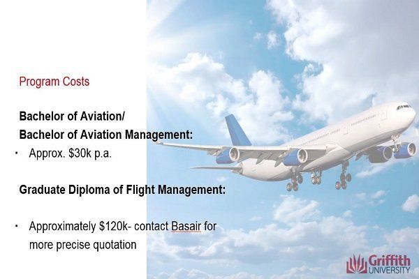 GU澳洲葛瑞菲斯大學、飛行學校、飛行機師、自訓機師、勞動部產業新尖兵課程