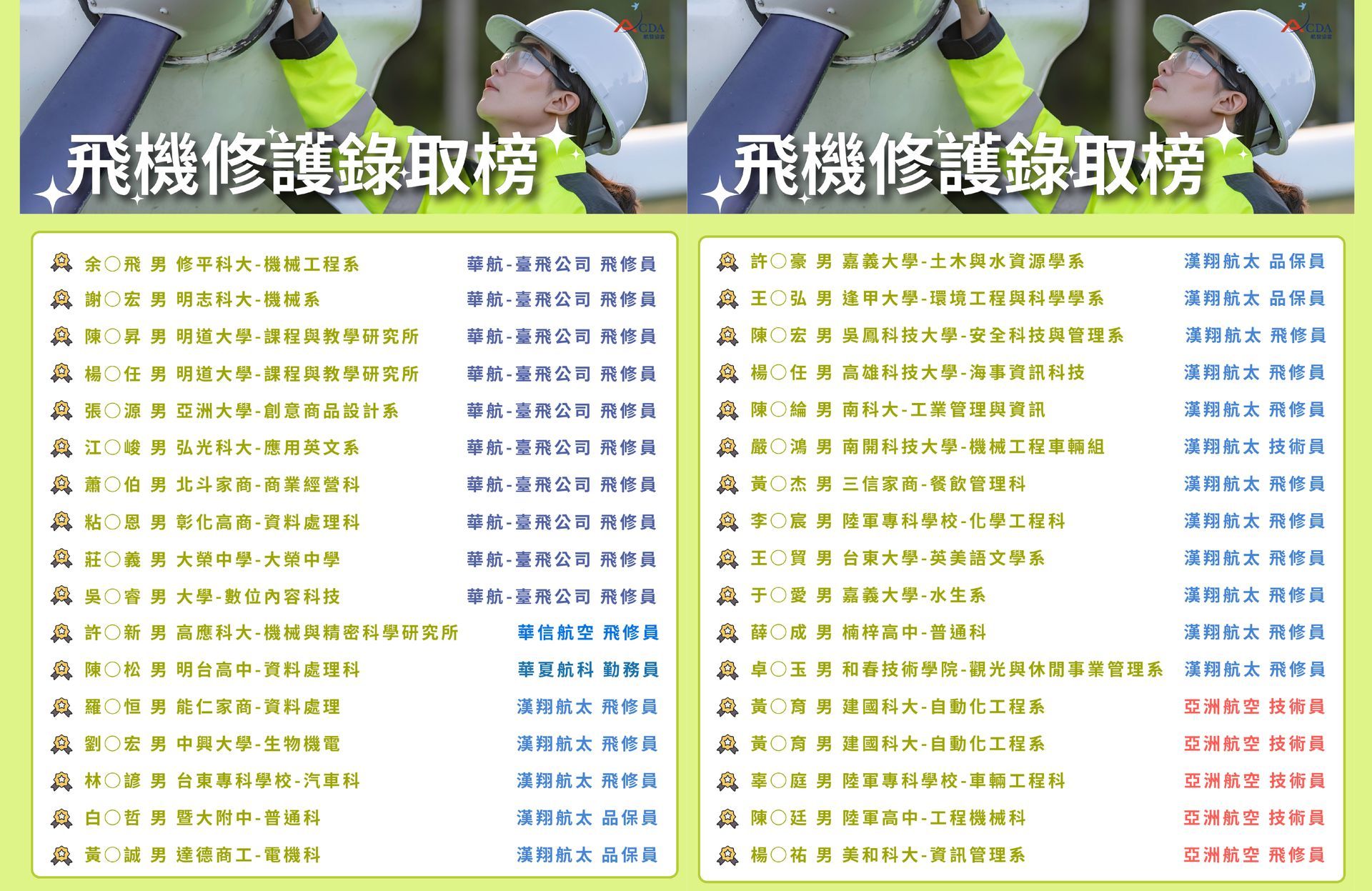 飛機修護、飛機維修、丙級飛機修護證照、乙級飛機修護證照、航空補習班、職訓課程、免費課程