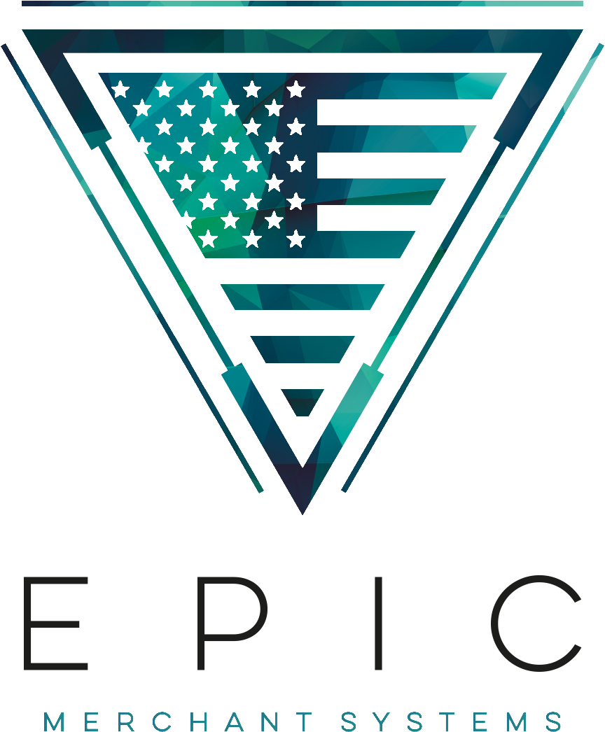 EPIC Merchant Systems logo representing American values and merchant services for small businesses