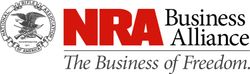 The logo for nra business alliance the business of freedom