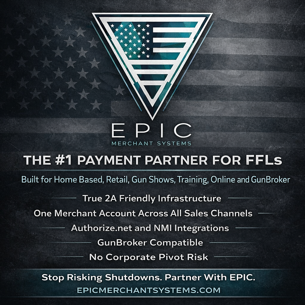 EPIC Merchant Systems 2A friendly payment processor for FFLs supporting retail, online and GunBroker
