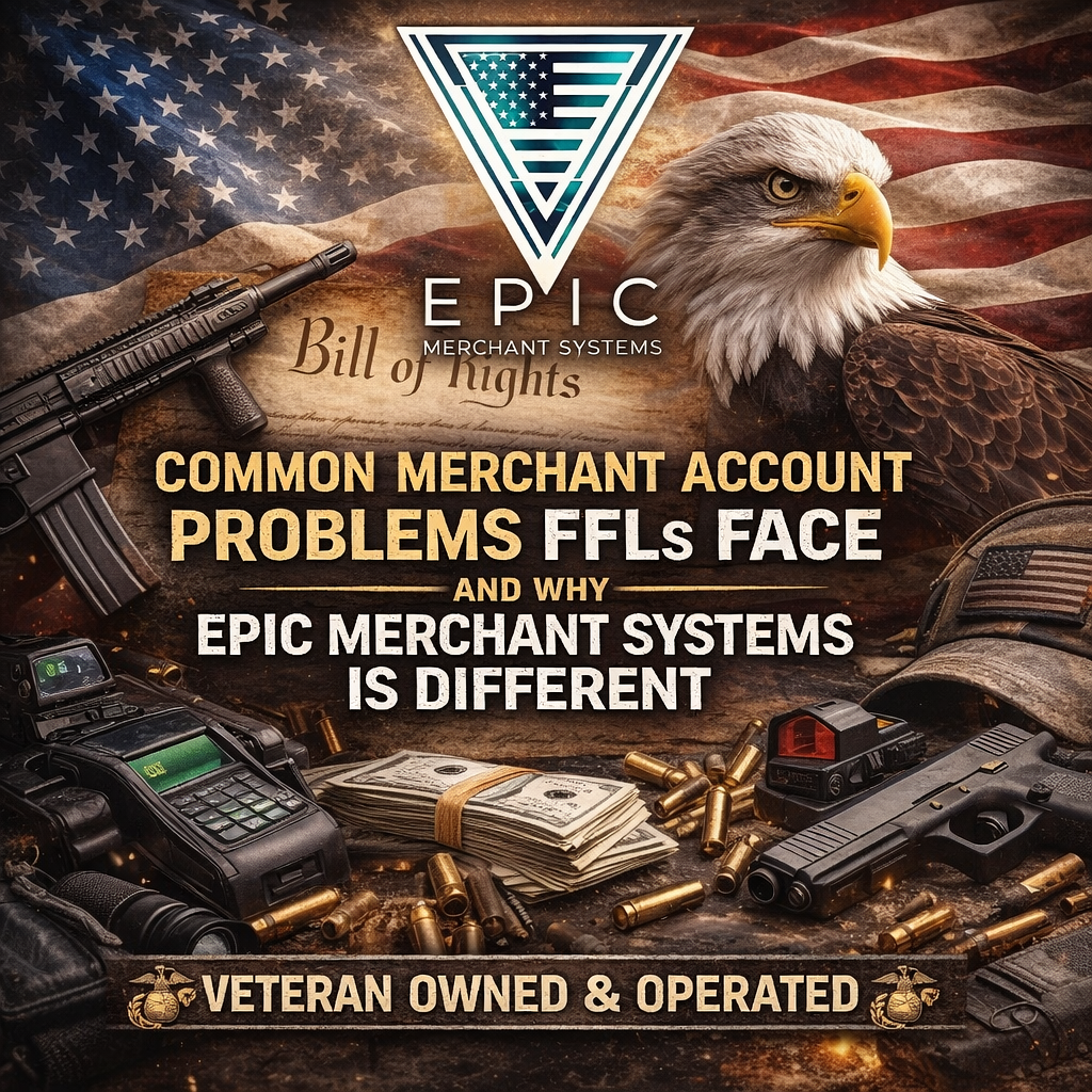 Common merchant account problems FFLs face and how EPIC Merchant Systems protects lawful businesses 