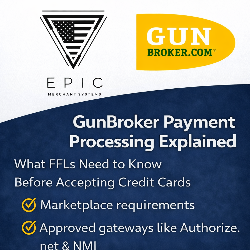 GunBroker payment processing explained for FFLs including Immediate Checkout requirements approval
