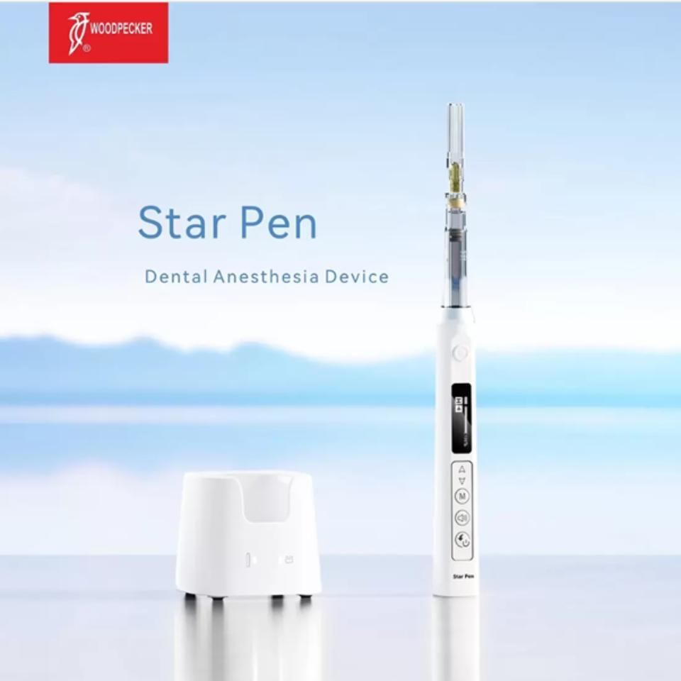 A picture of a star pen dental anesthesia device