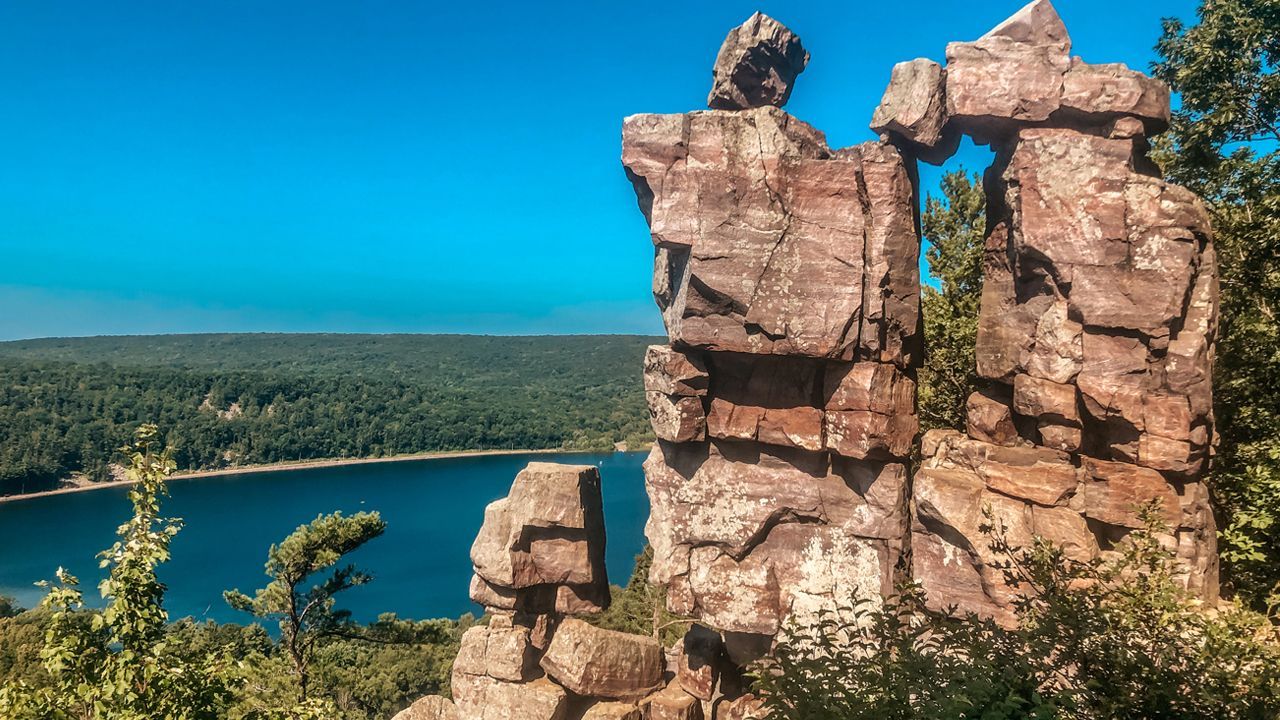 Devil's Rock in Wisconsin