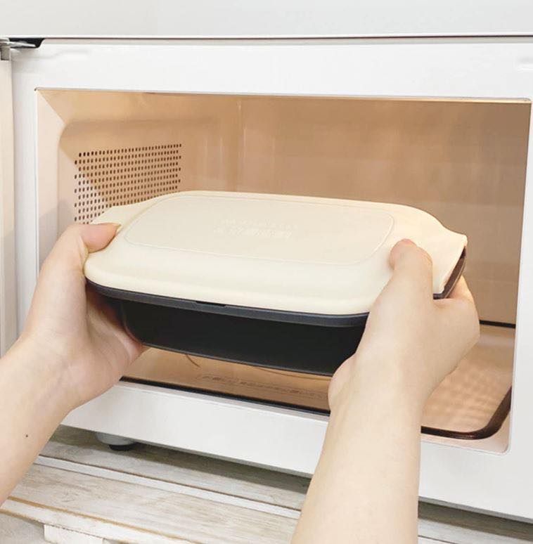 日本3coins多功能電子微波爐調理器