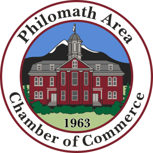 Philomath area chamber of commerce seal from 1963