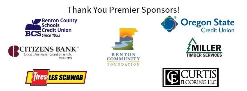 A list of sponsors including citizens bank and oregon state credit union