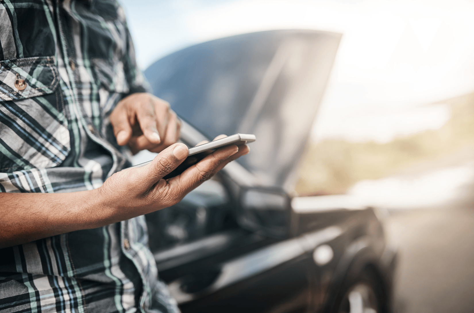 Client calling Maple Ridge towing because their tire has lost pressure