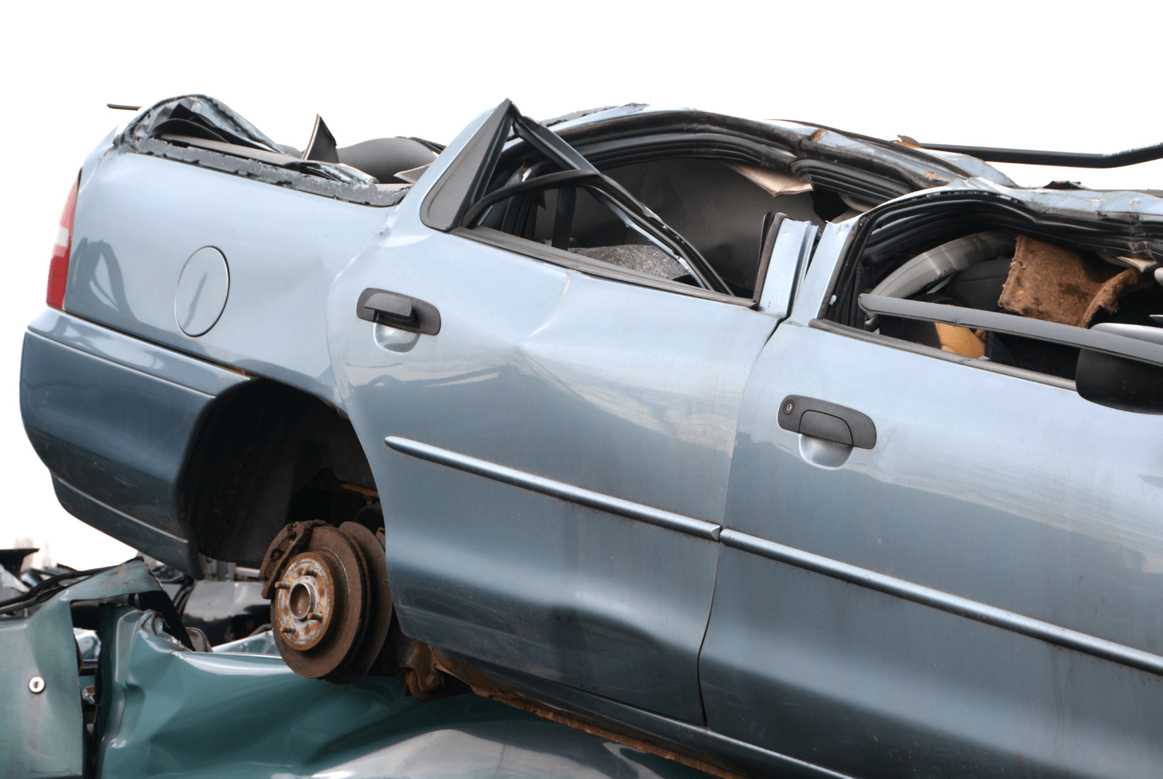 Scrap car for the junk yard