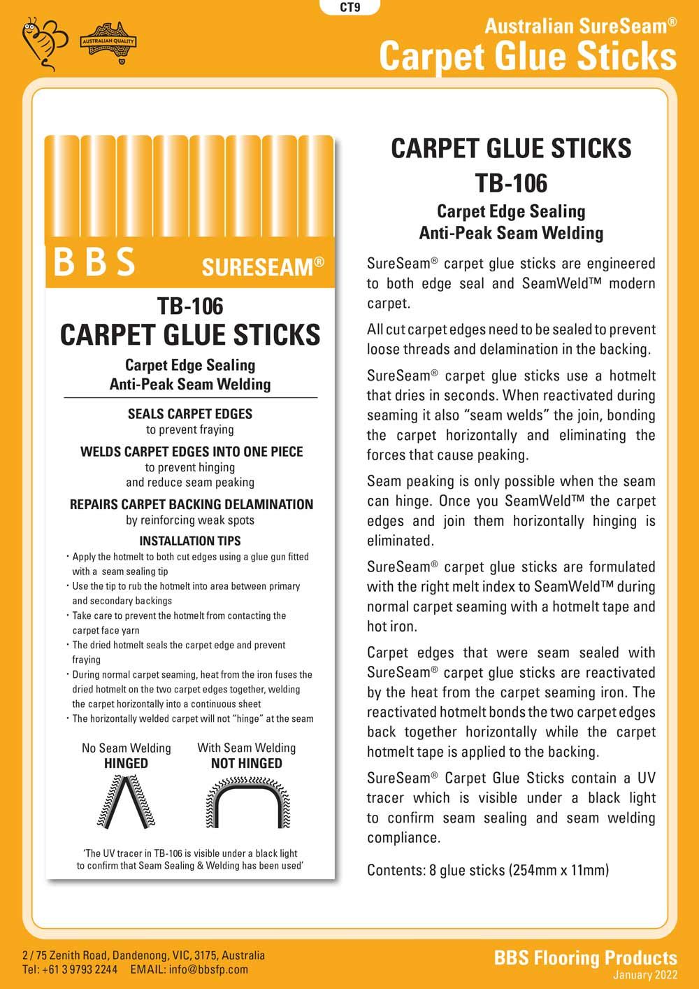 Carpet Glue Sticks