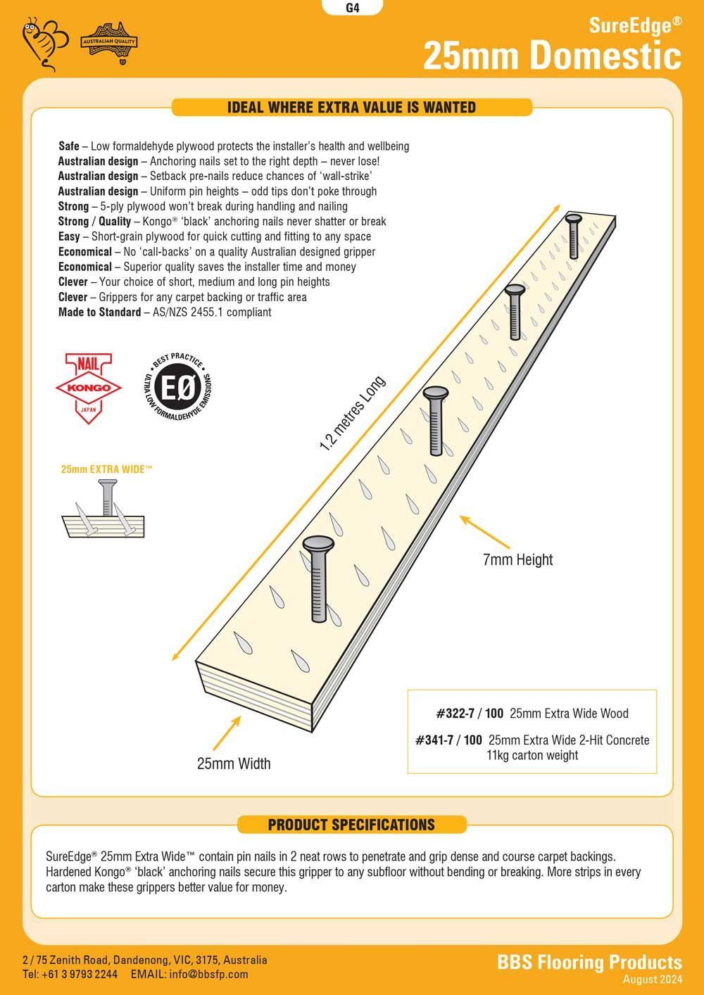 SureEdge Carpet Gripper Page 4