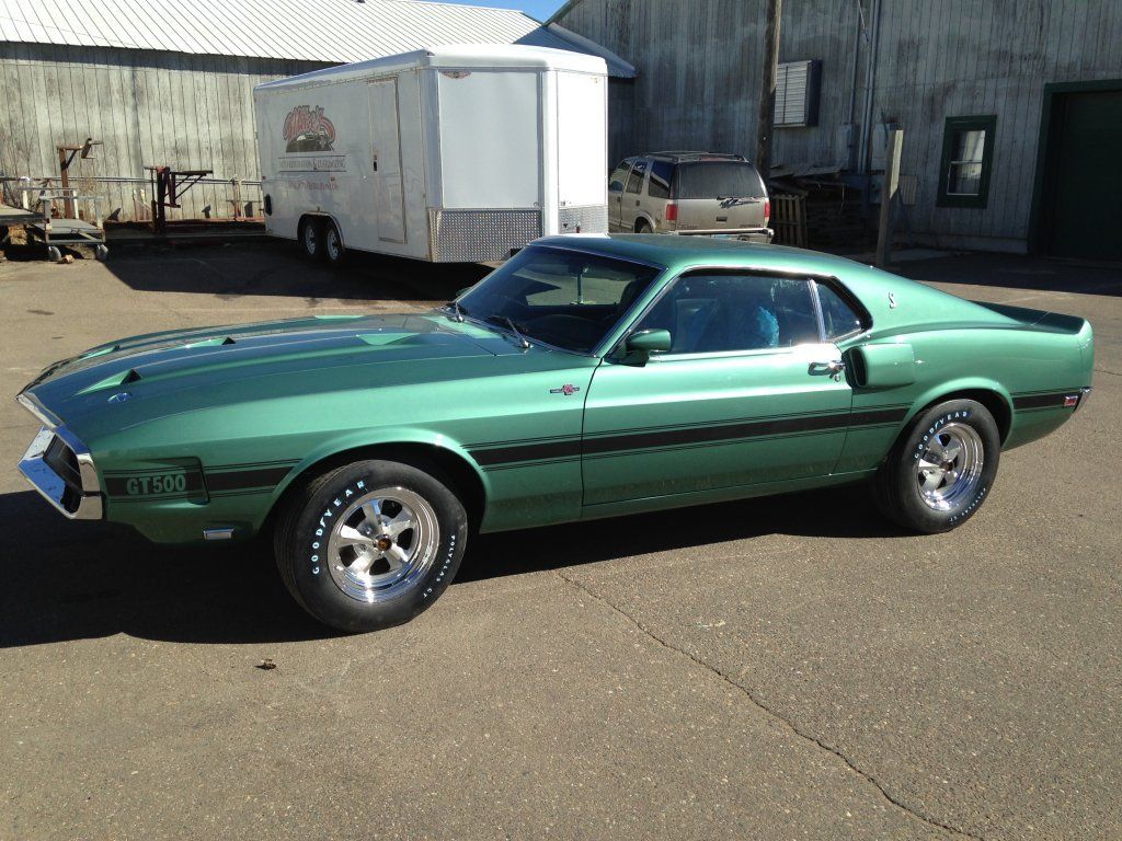 Restoration Project — Green Vintage Car in Long Lake, MN