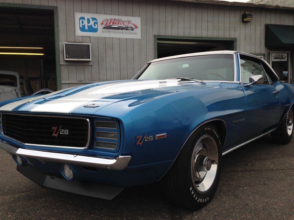 Minnesota Auto Restoration — Blue Muscle Car in Long Lake, MN