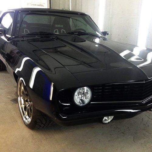 Custom Restoration — Black Vintage Car in Long Lake, MN
