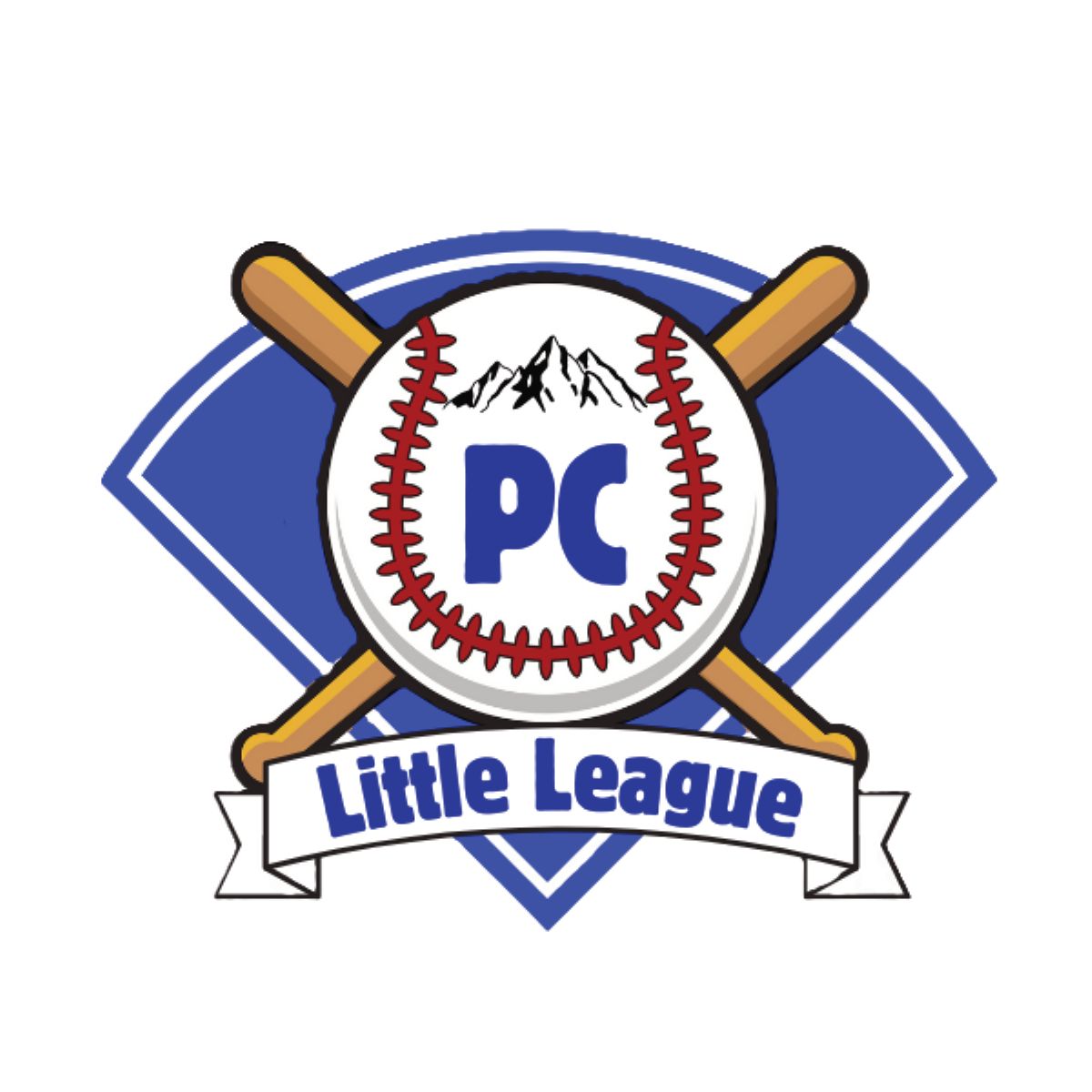 A logo for a little league baseball team