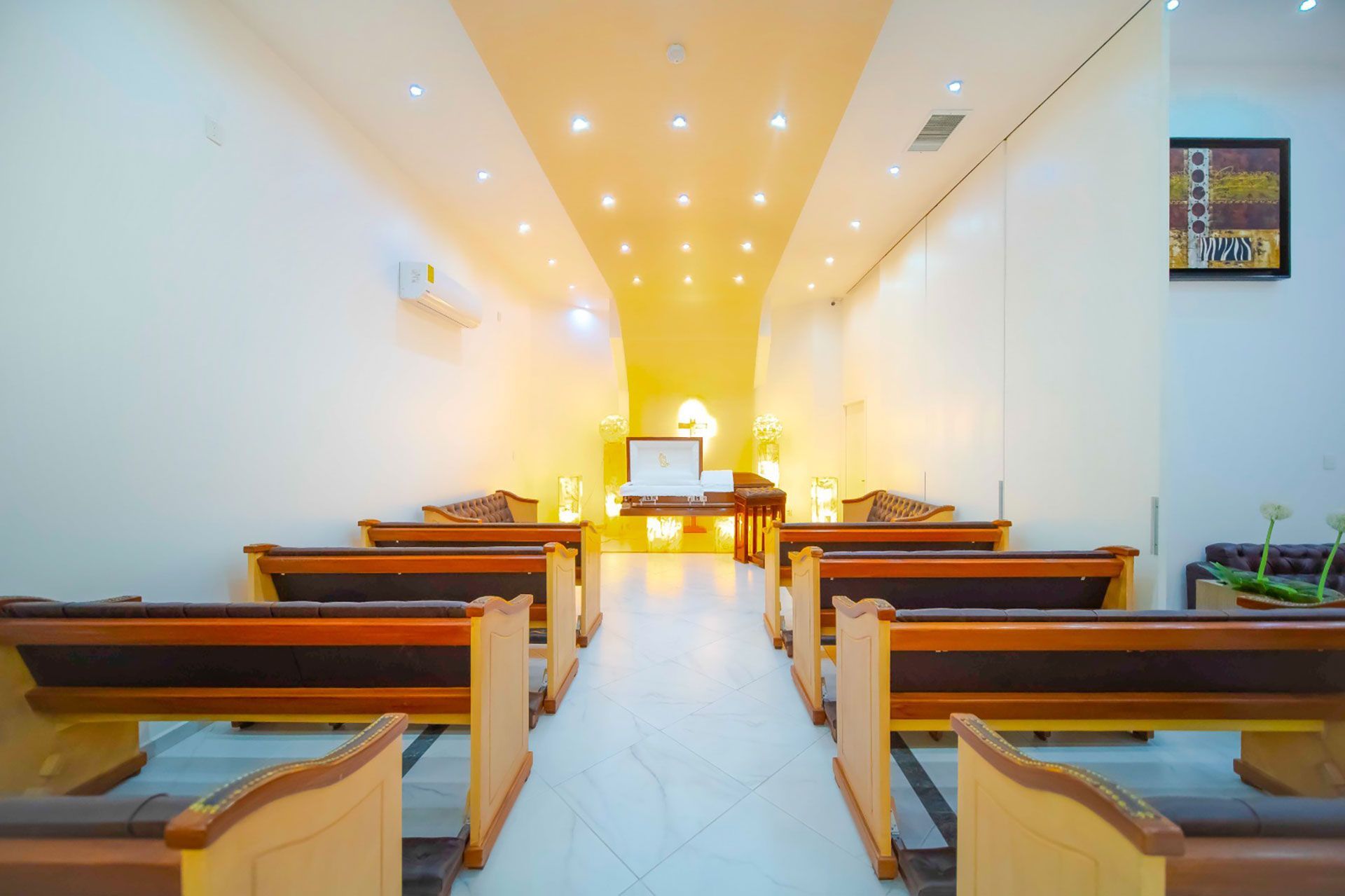 Sala de velación de Grupo Ureña Funerarios en León