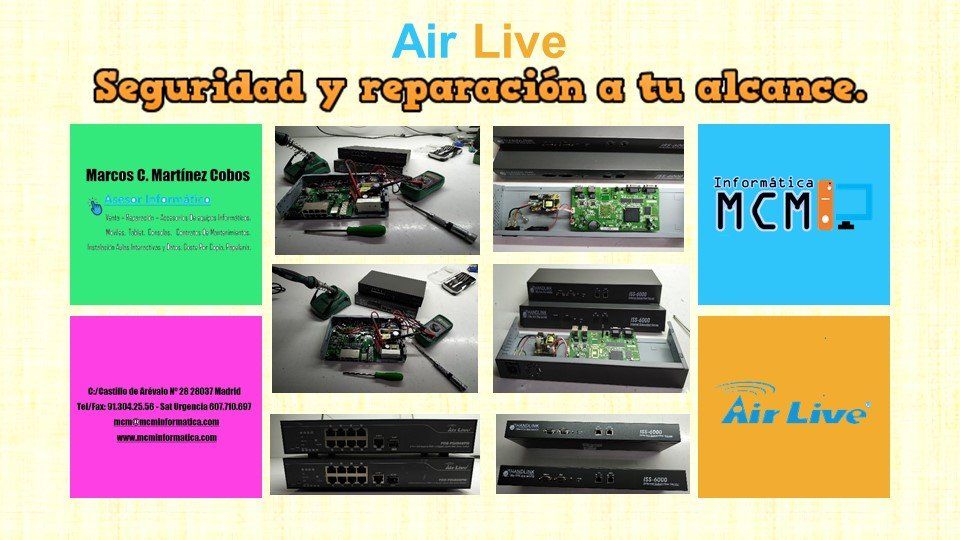 Reparacion concentrador Air live