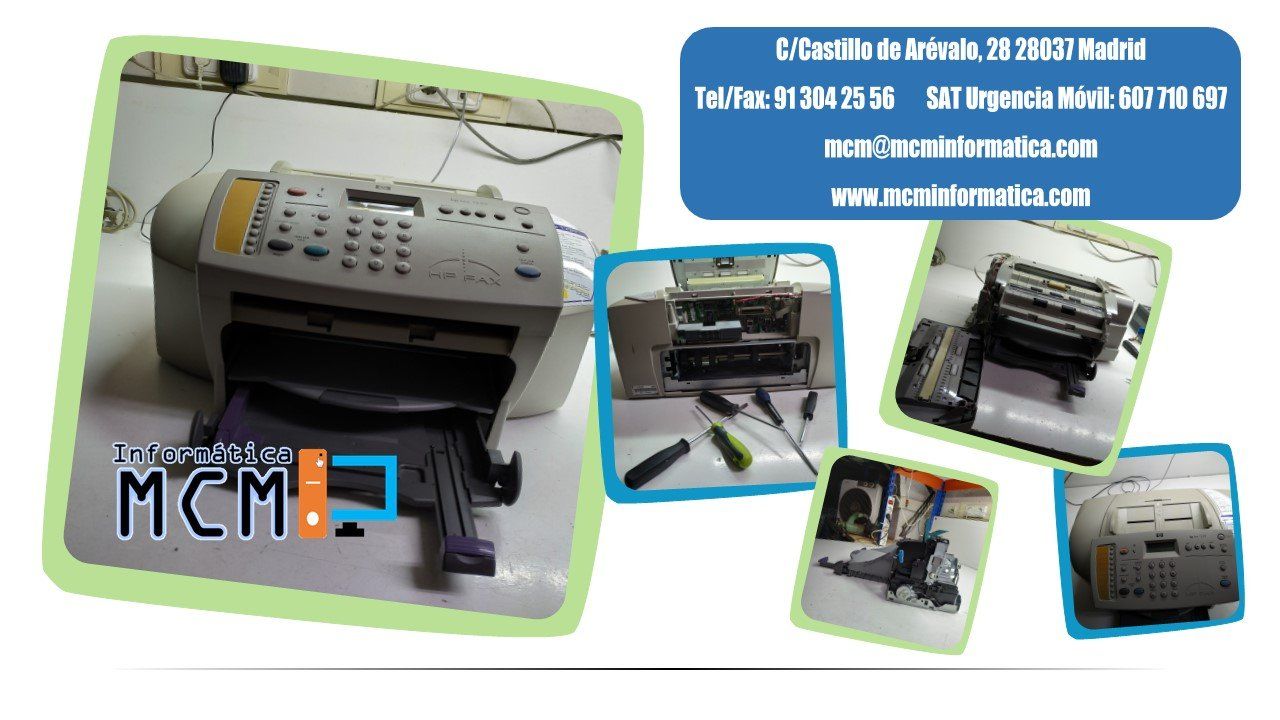 Reparacion Fax  Hp Madrid Simancas
