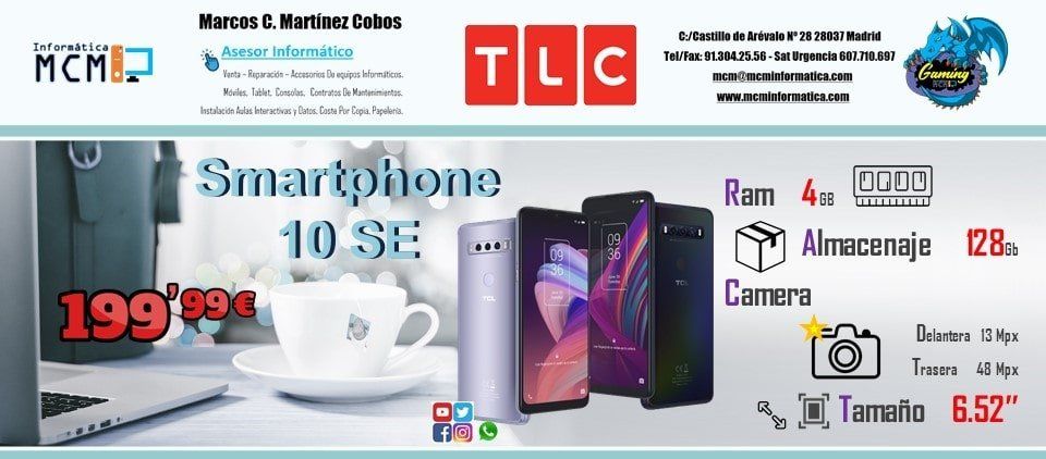 Oferta Telefono TCL 10 SE