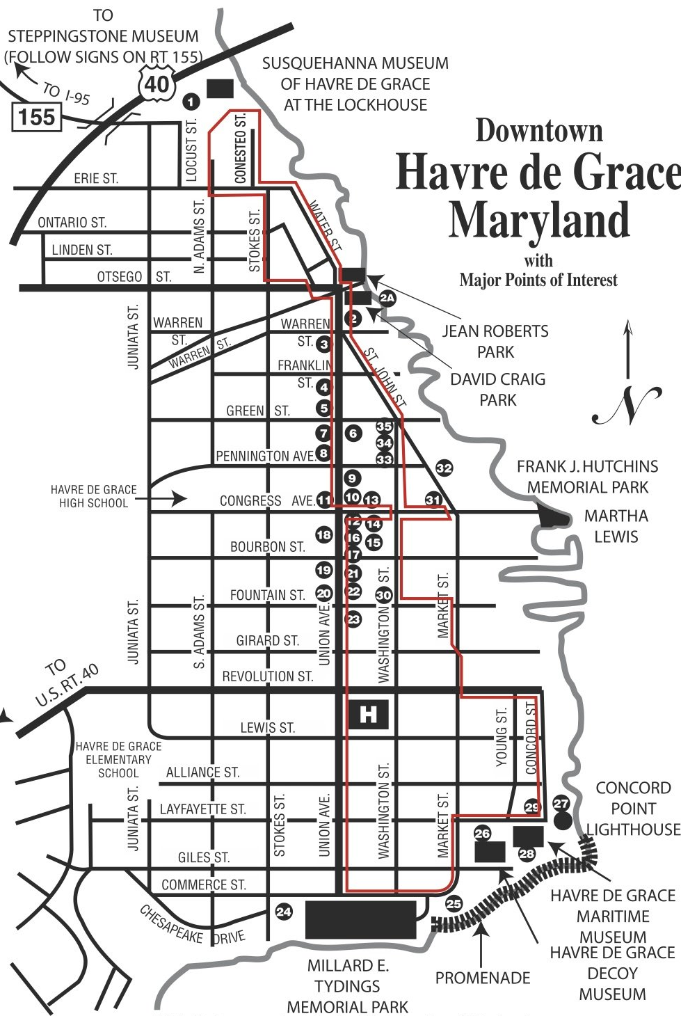 Lafayette Trail Tour | Historic Havre De Grace | Havre De Grace, MD