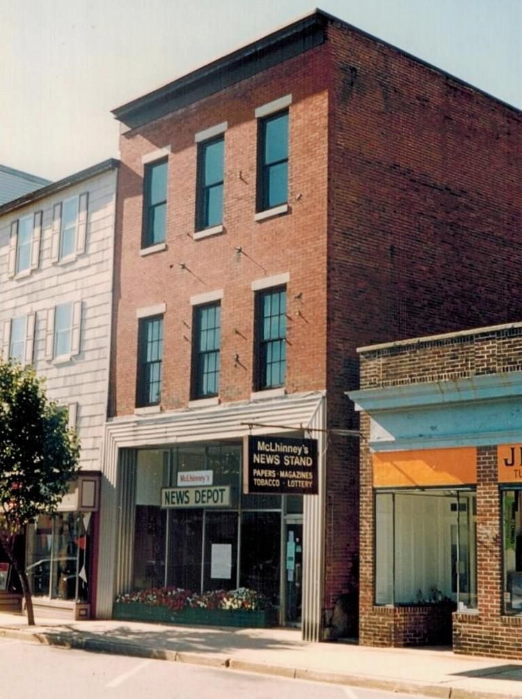 McLhinney's News Depot building. Havre de Grace, MD