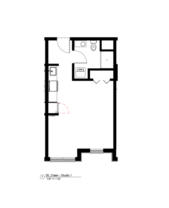 studio floor plan