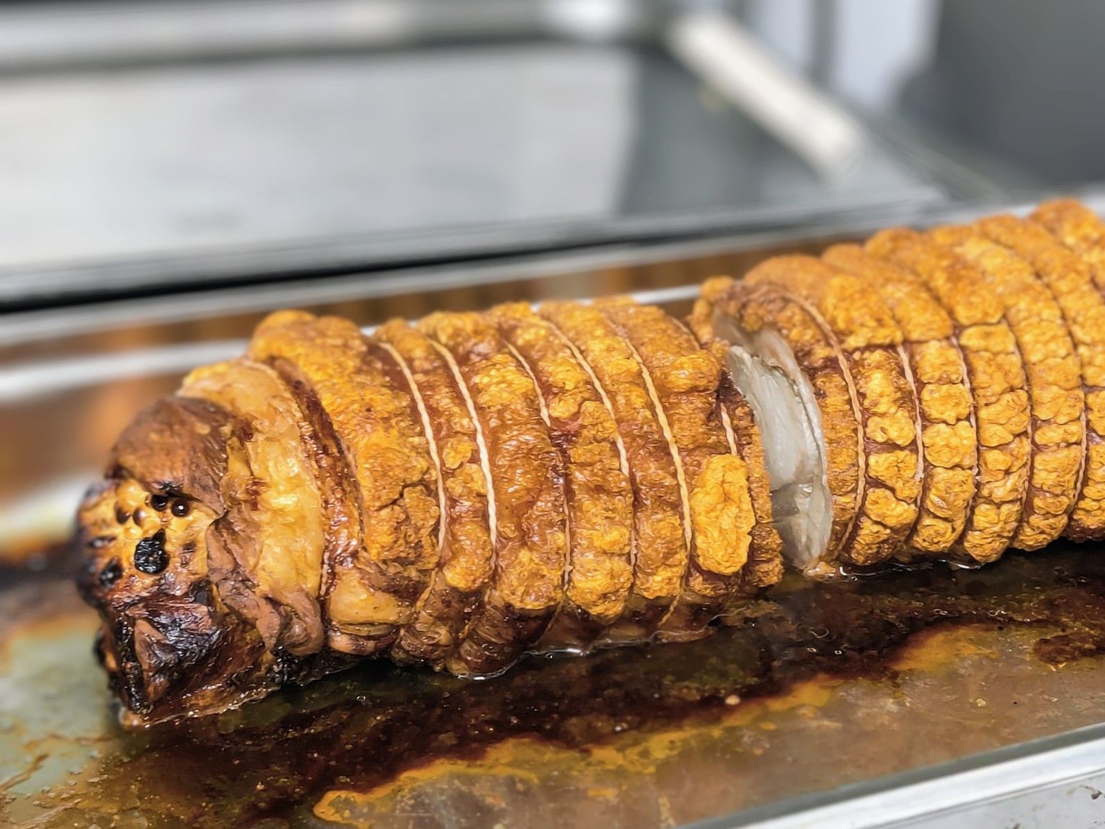 Rollbraten mit Kruste