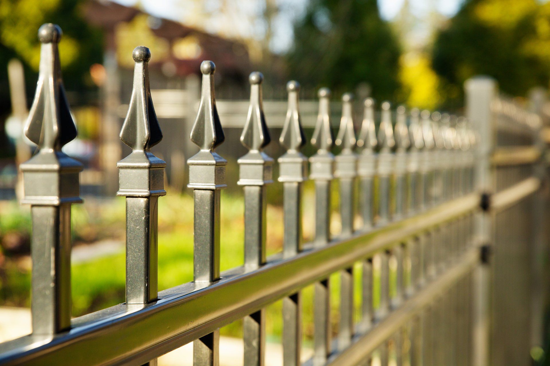 wrought-iron fence