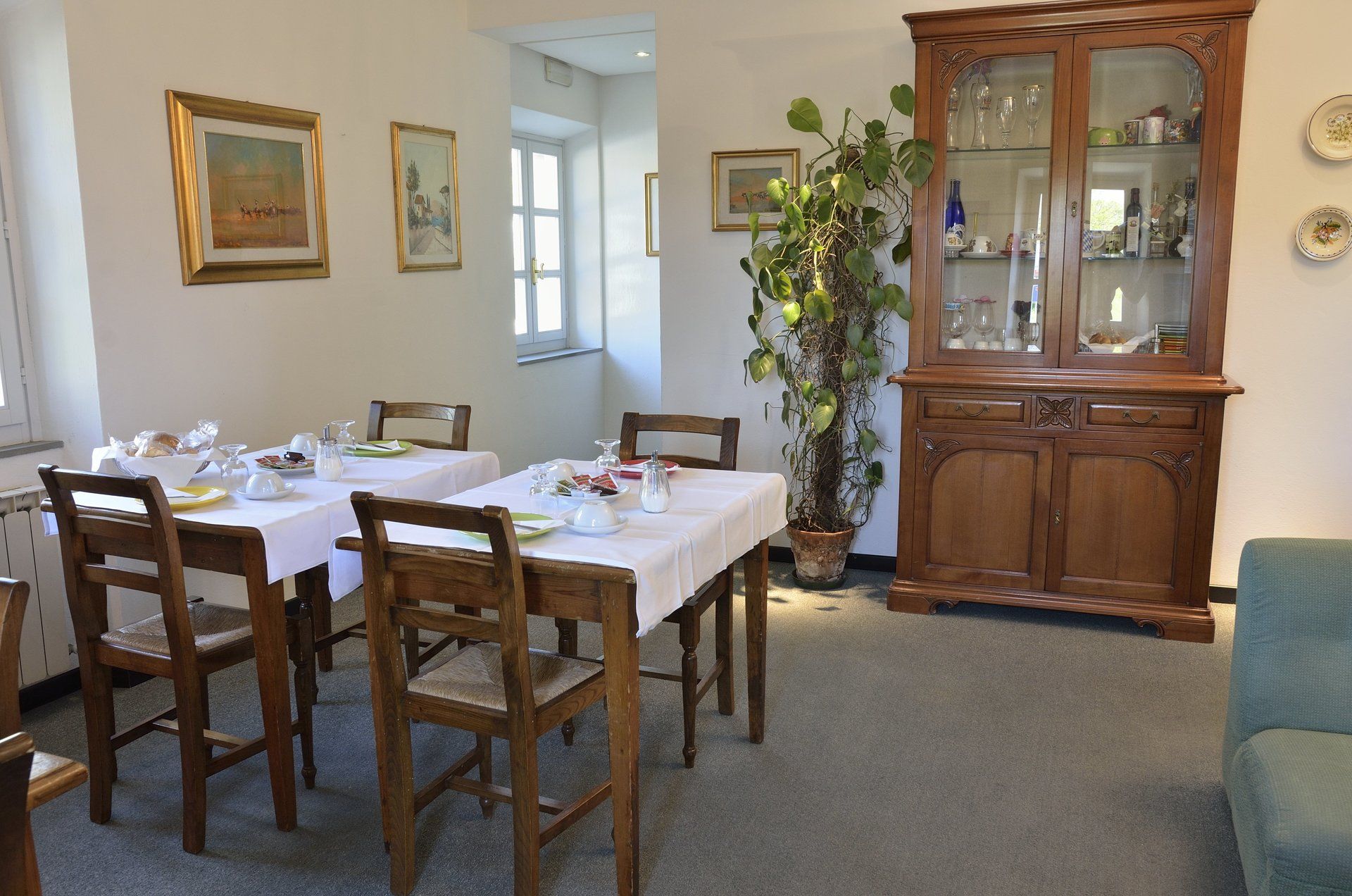 sala colazione a buffet