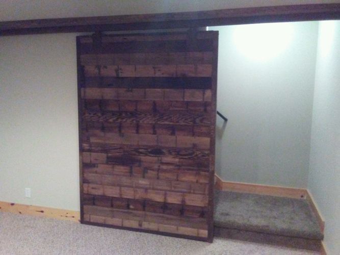 Custom Wood Furniture — Single Slide Wood Door in Salt Lake City, UT