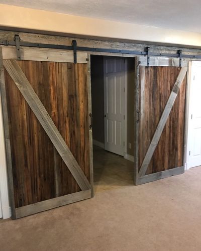 Rustic Home Décor — Zoom Photo of Wooden Door in Salt Lake City, UT