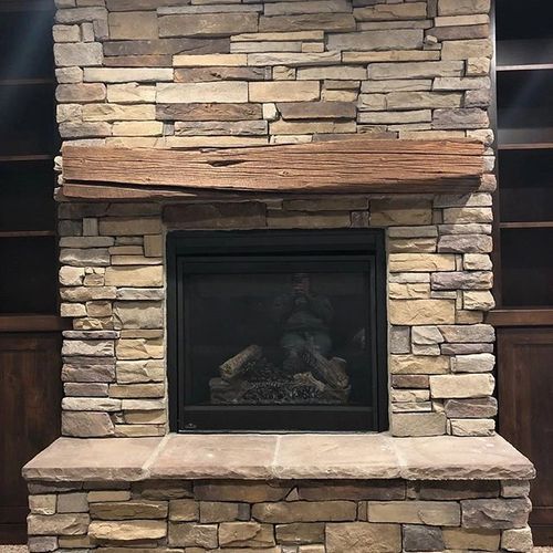 Wood Home Additions — Shelve Above Fire Place in Salt Lake City, UT