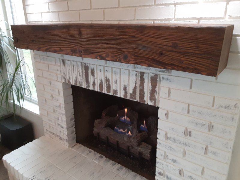 Old Wood Mantle — Different Design of a Wood Shelf in Salt Lake City, UT
